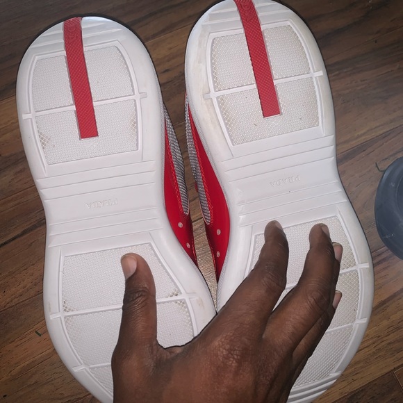 - Mens Prada America’s Cup Sneaker. Color Red size 8.5/9 - Picture 5 of 7